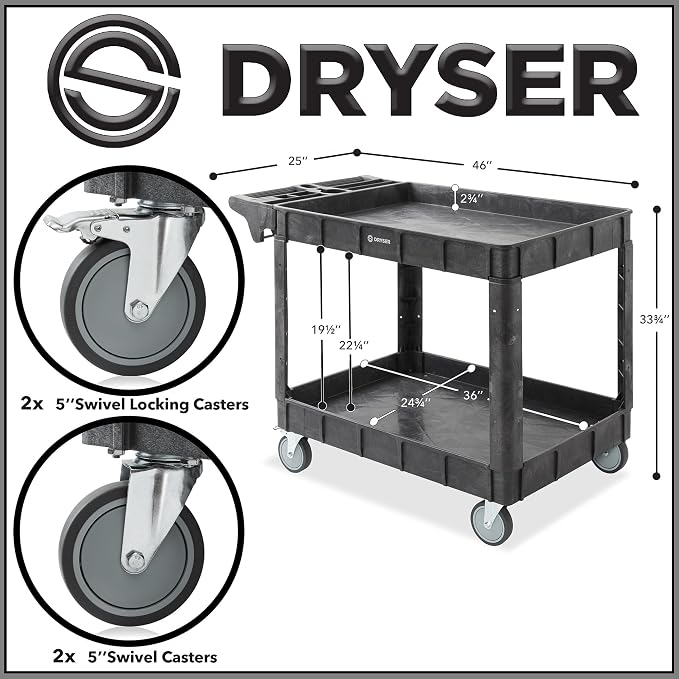 Dryser Utility Cart with Wheels - Image 5