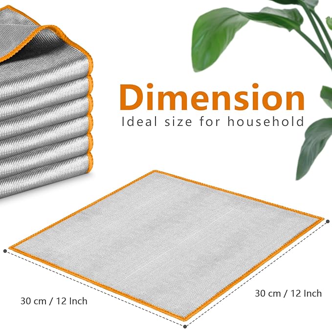 Glass Polishing Cloth Streak Free Miracle Microfiber Cleaning Cloth Lint Free - Image 7