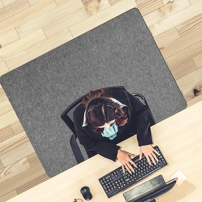 Placoot Desk Chair Mat for Hardwood Floor & Tile 55"x35" Office Chair Mat for by PlacootChairMat