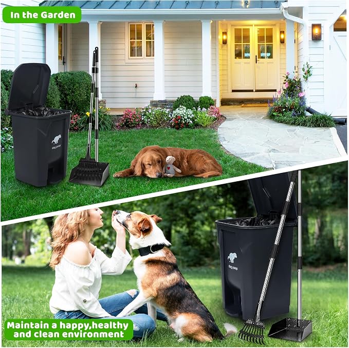 Dog Poop Trash Can Outside - Image 6
