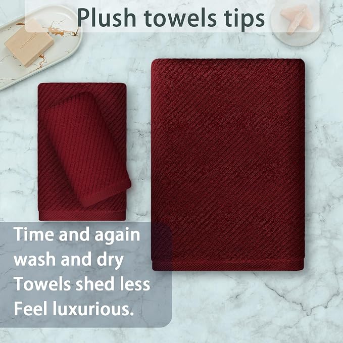 VOOVA & MOVAS 3 Piece Towel Set - Image 4