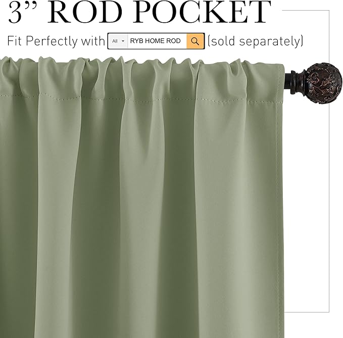 RYB HOME RV Curtains for Camper Windows - Image 2