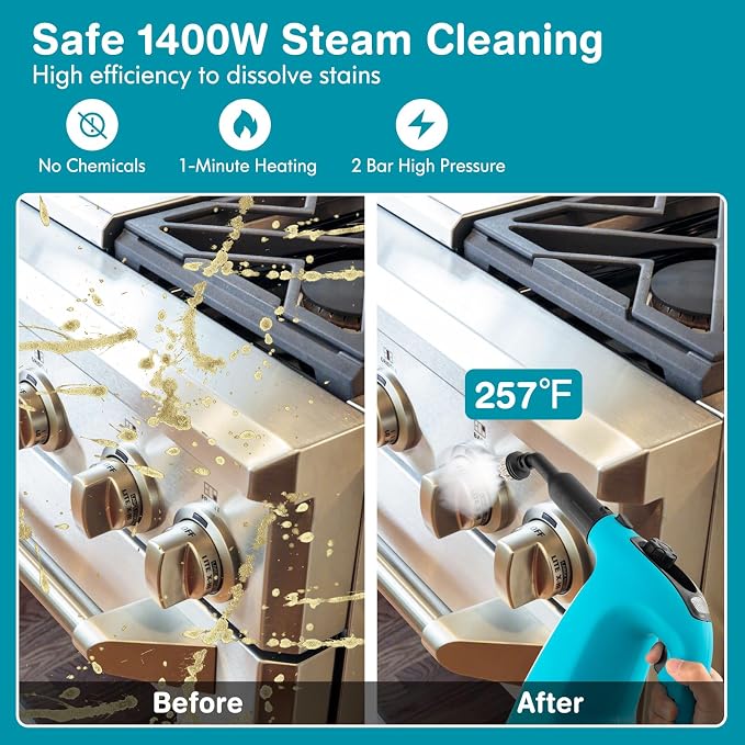 COSTWAY Handheld MultiPurpose Steam Cleaner - Image 8