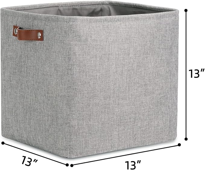 DULLEMELO Cube Basket for Storage and Organization, Collapsible Fabric Cube for - Image 2
