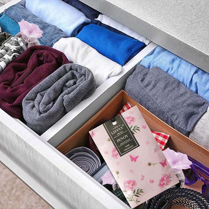 14 Packs Peony Scented Sachets for Drawers and Closets Gift - Image 5