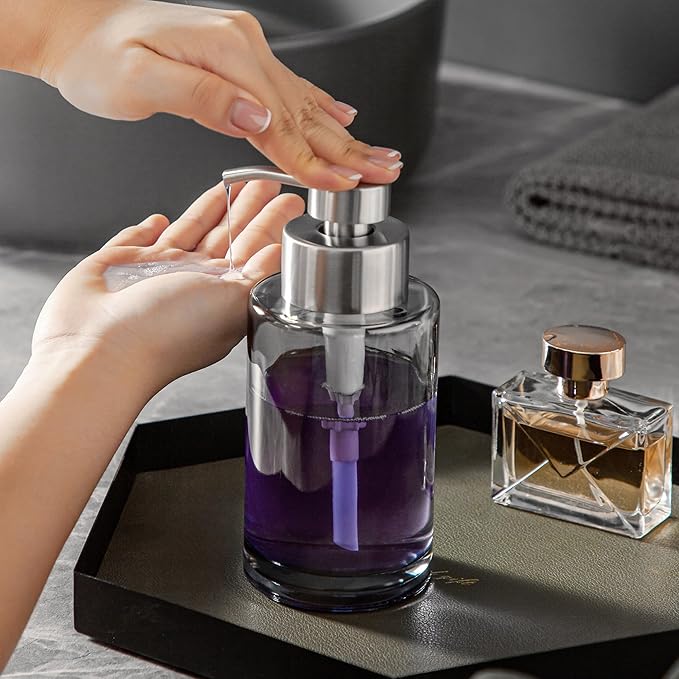 Enra Thick Glass Soap Dispenser - Image 5