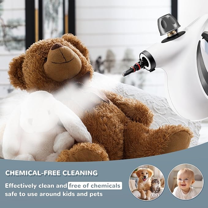 Spurgehom Handheld Steam Cleaner, Portable Steamer - Image 2