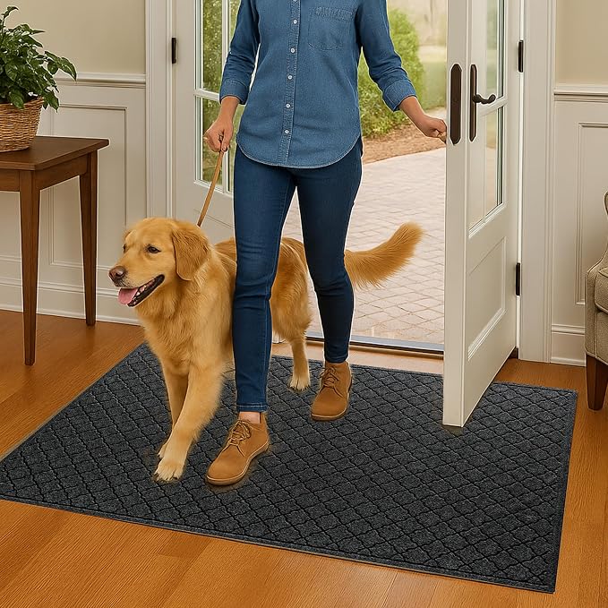 WaterHog Heavy Duty Doorway Mat, Made in USA, Durable & Skid-Resistant Entryway - Image 2