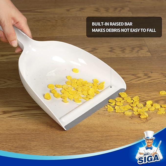 MR.SIGA Dustpan and Brush Set, Portable Cleaning Brush and Dustpan Combo - Image 4