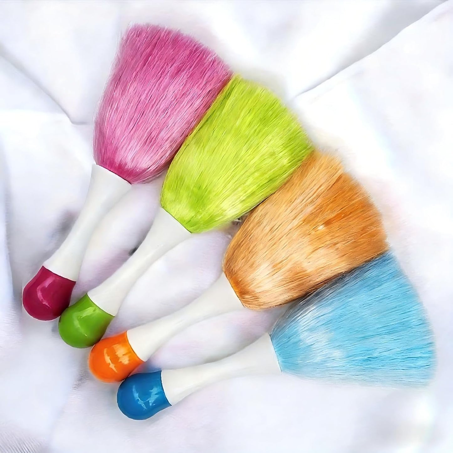 2PCS Microfiber Dust Duster with Handle, Reusable Electrostatic Dust Cleaning Brush for Home, Furniture, Car, Bookshelf, Sofa, Multi-Surface Dusting Tool