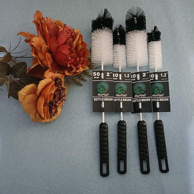 NewFerU Bottle Cleaning Brushes Long Handle Thin, Small Big Wire Cleaner - Image 6