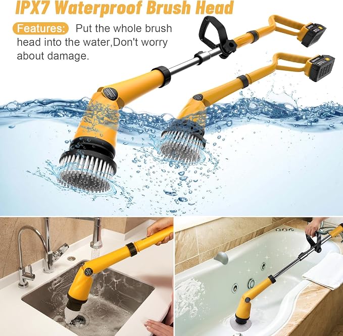 Qimedo 1500 RPM Electric Spin Scrubber - Image 7