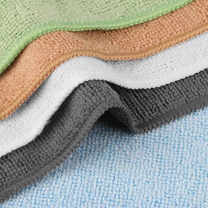 Orighty Microfiber Washcloths Bulk Towels Set 100 Pack, Highly Absorbent and - Image 3