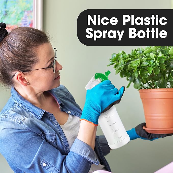 Eccliy 12 Pcs 16 Oz Plastic Spray Bottle, Adjustable Empty Reusable Sprayer - Image 5