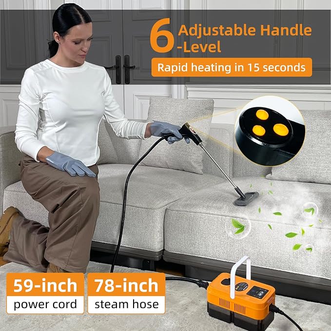 Pressurized Handheld Steam Cleaner, High Pressure Steam Cleaner - Image 2