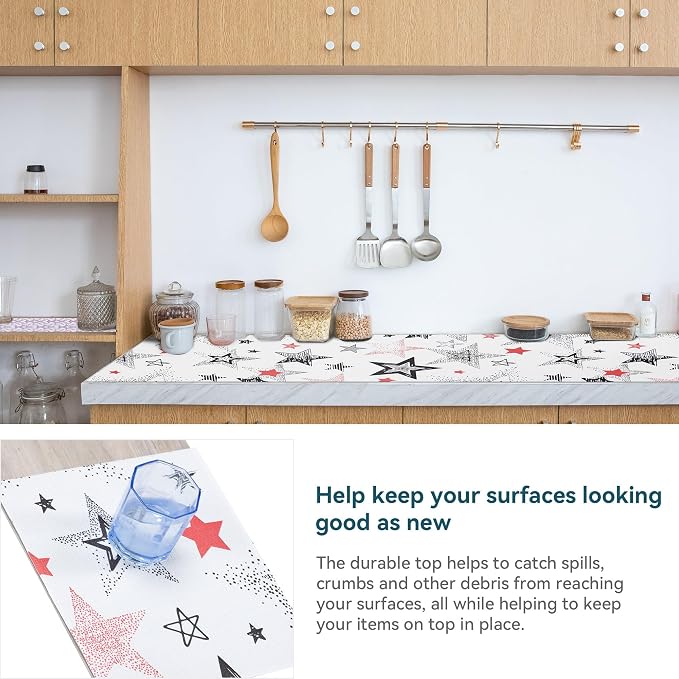 Non Adhesive Shelf Liner 12" W x 360" L Pantry Liner - Image 4