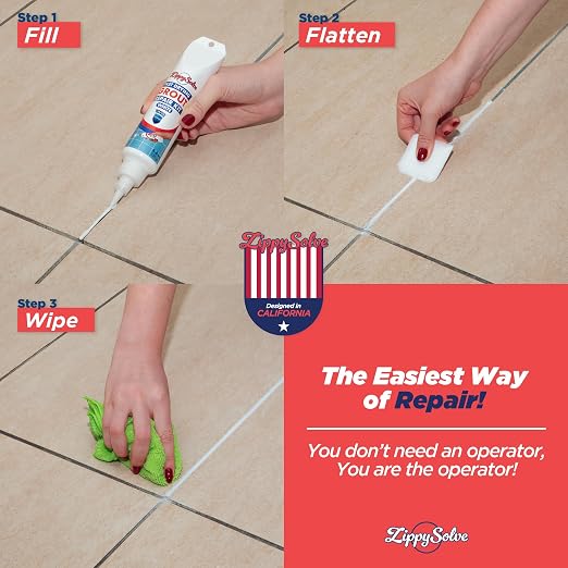 Tile Grout, Repair Kit, Restore & Renew Tile Joints Line, Fast Drying Grout - Image 6