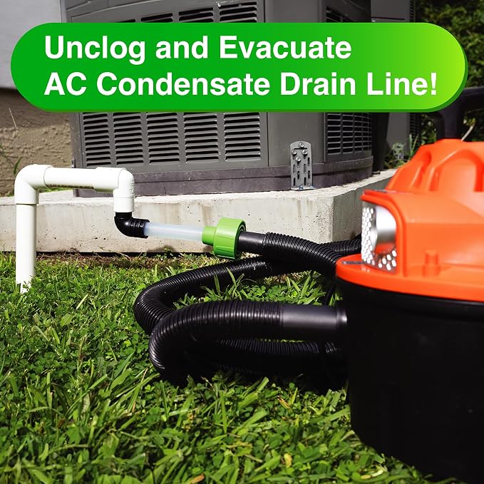 AC Drain Line Cleaner Adapter Evacuates & Unclog AC Drain Line - Image 4