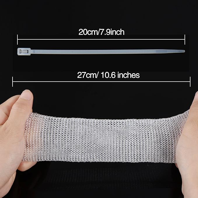 eBoot 15 Pieces Lint Traps Lint Snare Washing Machine Mesh Washer Laundry Hose - Image 2