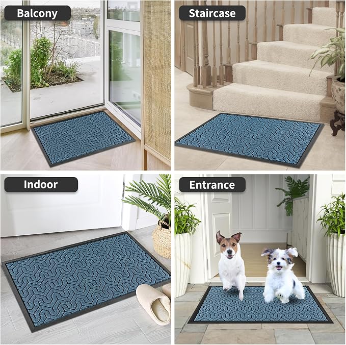 Yimobra Extra Large Door Mat Outside Entrance 60x32, Waterproof Heavy Duty - Image 7