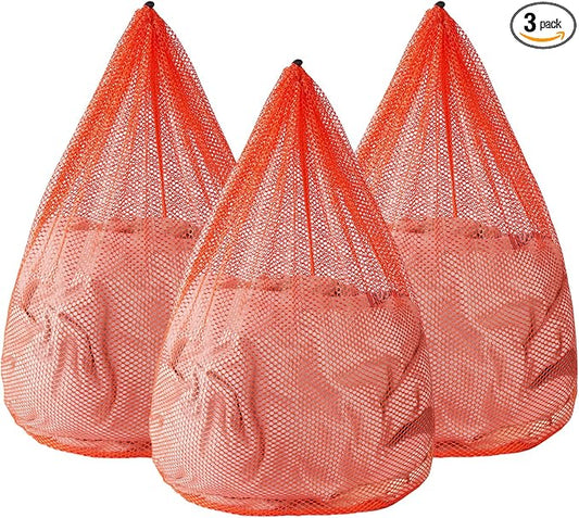 3Pcs Mesh Laundry Bags Washing Machine Mesh Wash Bags Jumbo by OKAKA