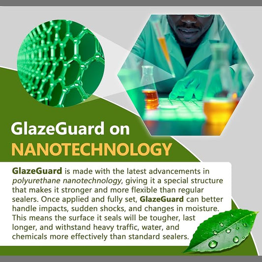 CoverTec GlazeGuard Matte Natural Look Ceramic, Porcelain Tile Grout Sealer - Image 2