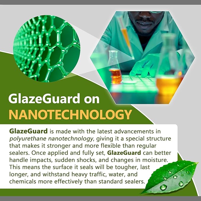 CoverTec GlazeGuard Matte Ceramic And Porcelain Tile And Grout Sealer, Flat - Image 3