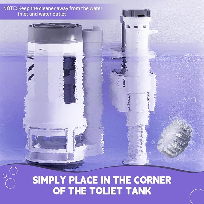 Toilet Bowl Cleaner Tablets, Automatic Toilet Bowl Cleaners, Long-Lasting - Image 4