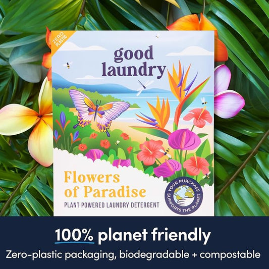 Good Laundry Flowers of Paradise Detergent Sheets, & Dryer Sheet Bundle - Image 2