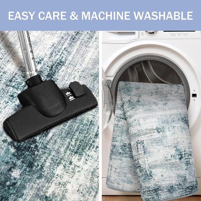 IOHOUZE Abstract Area Rugs 8x10 Ft Washable Large Rugs - Image 3