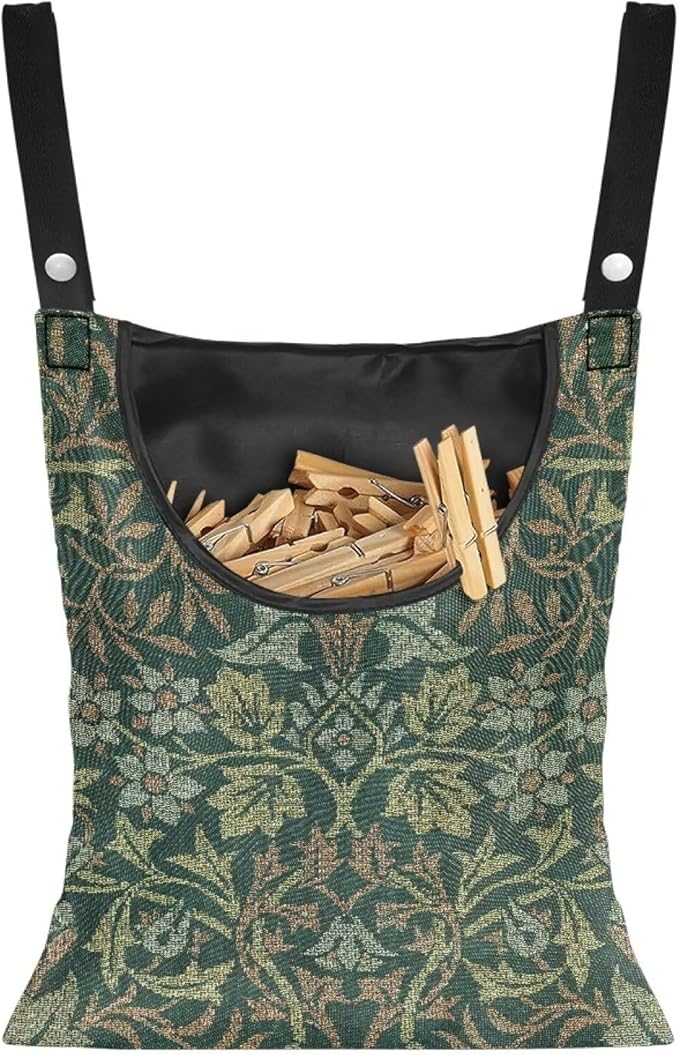 Jumbo Clothespin Organizer Bag 14.5x12 Inches by ZCFYGDX