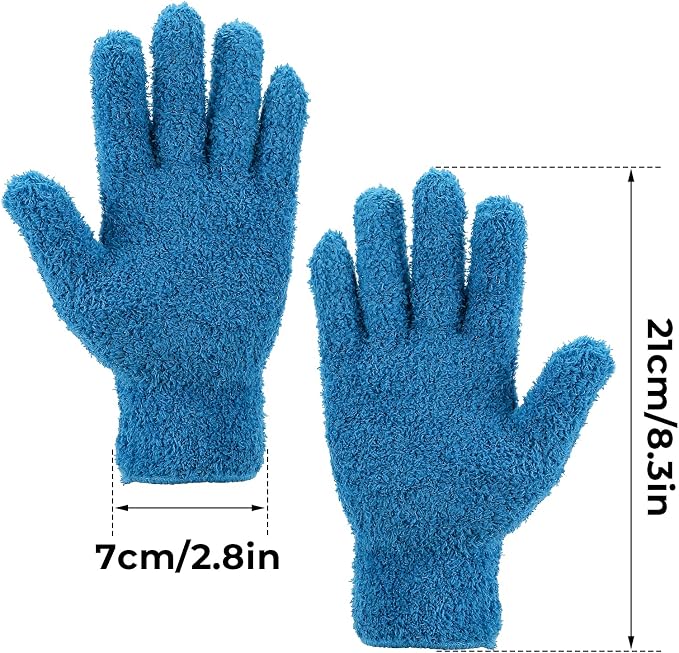 Grevosea 2 Pairs Microfiber Gloves - Image 2