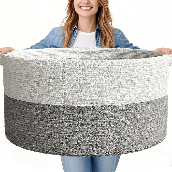 125L Extra Large Blanket Basket, 25" x 16"