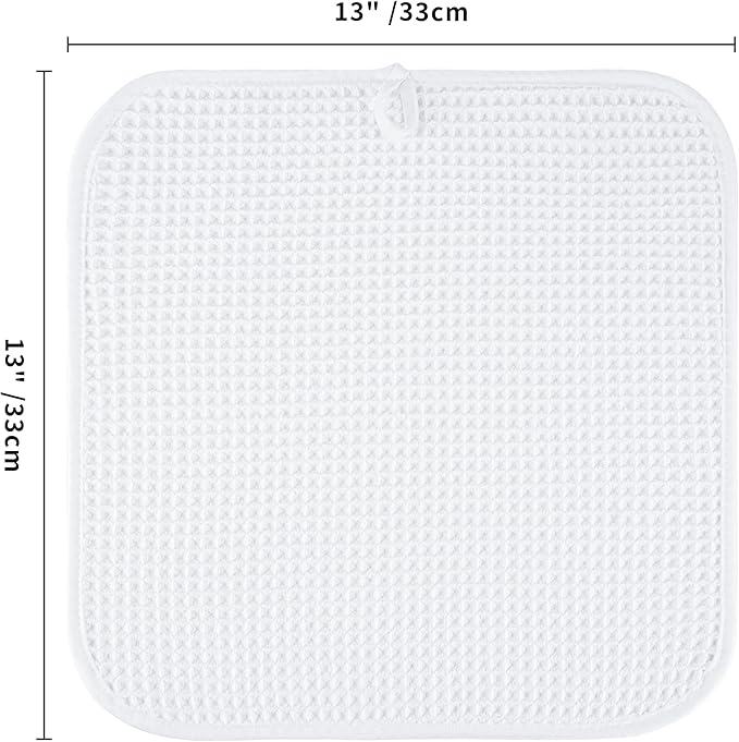 Microfiber Waffle Face Towels, 2 Pieces, Fast Drying, Lint Free - Image 7