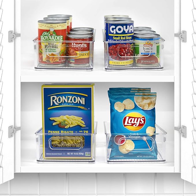 Sorbus Stackable Refrigerator Organizer Bins - Image 7