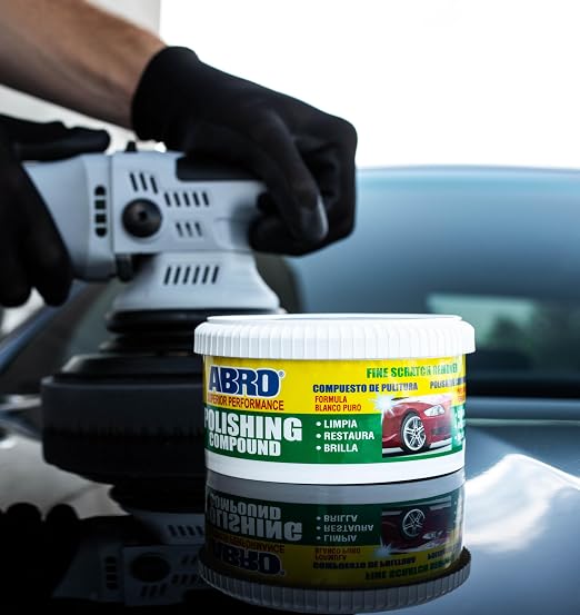 ABRO Superior Performance Polishing Compound, 10 oz., High-tech Shine Car