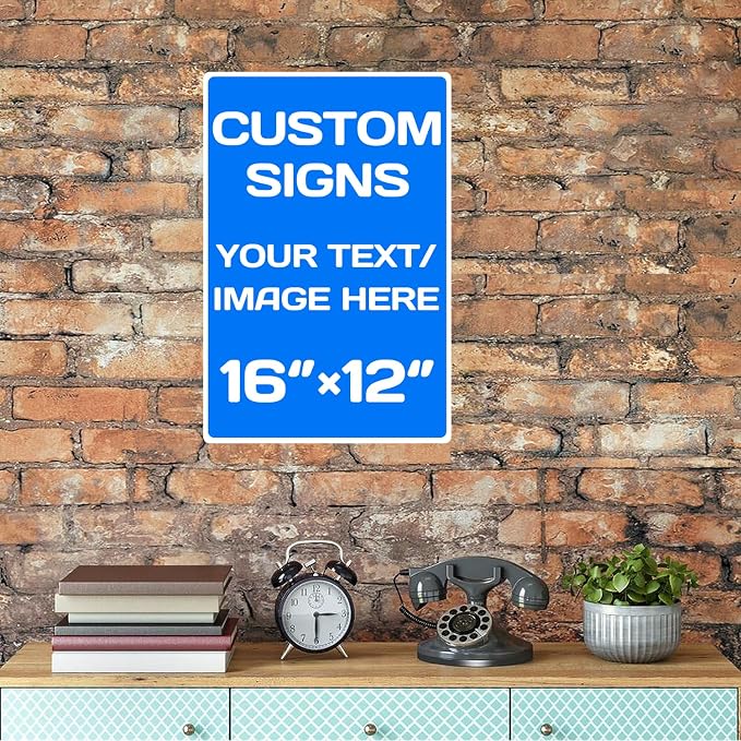 custom parking sign, Aluminum Weatherproof Metal Sign Multiple Sizes Custom - Image 6