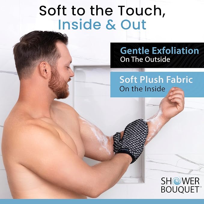 Japanese Exfoliating Mitt for Shower - Image 4