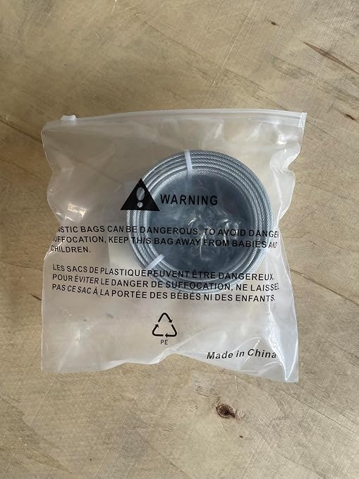 1/8" Wire Rope Kit, 100 Ft PVC Coated Steel Cable Guide Wire Tensioner Strainer - Image 9