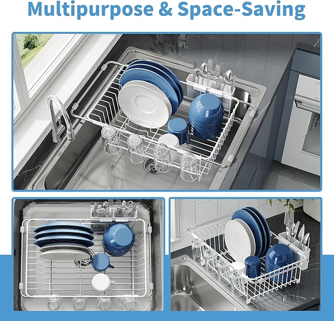 JASIWAY Dish Drying Rack in Sink, Small Dish Drainers - Image 2