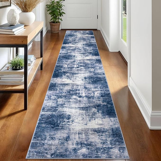 IOHOUZE Abstract Runner Rug 2x12 Ft Washable Runners by iOhouze
