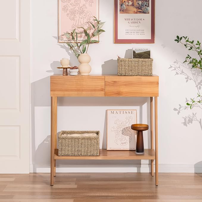 StorageWorks Wicker Storage Baskets, Large and Small Baskets, Handwoven - Image 8