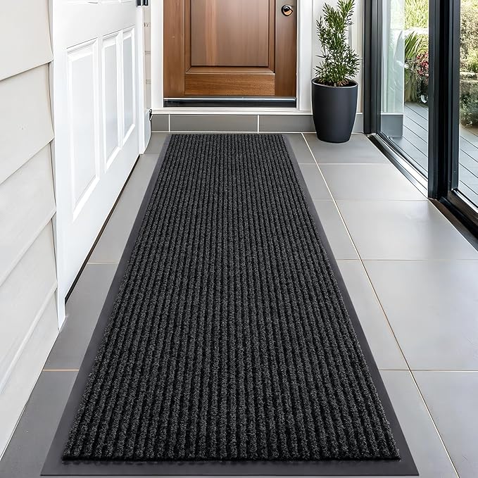 OLANLY Front Door Mat Indoor Outdoor Entrance, Waterproof Heavy Duty Doormat by OLANLY
