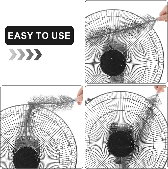 2 Pcs Fan Cleaner Brushes, Bendable Fan Cleaning Brush Cobweb Duster Set - Image 3