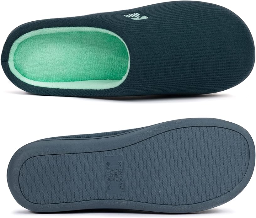 RockDove Women's Original Two-Tone Memory Foam Slipper - Image 2
