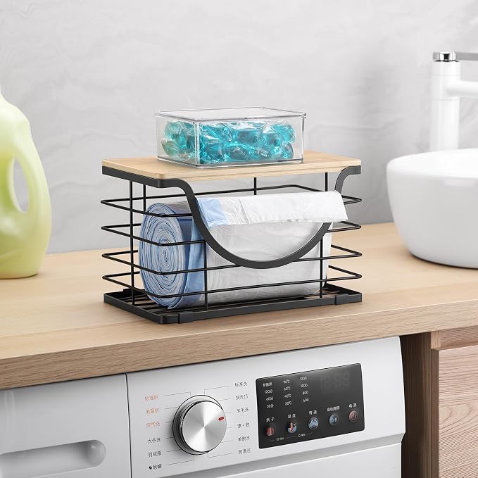 Extra Large Trash Bag Holder Under Sink Stackable Kitchen Storage - Image 4