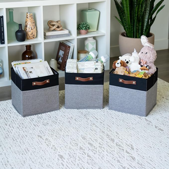 OrganiHaus 12x12 Fabric Storage Bins