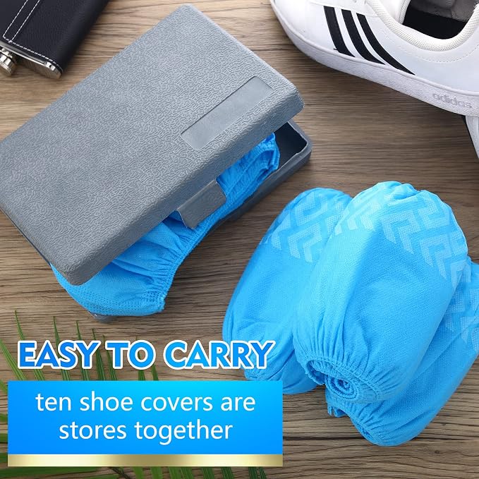 Zhanmai 300 Pack Disposable Shoe Covers Non Slip Disposable Large Foot Booties - Image 7