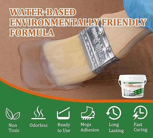 Waterproof Sealant 35oz, Transparent Waterproof Coating - Image 2