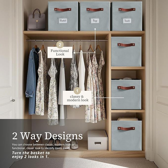 DECOMOMO Storage Bins, Cube Storage Bin - Image 4